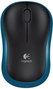 Logitech M185 Ratón Inalámbrico Negro/Azul